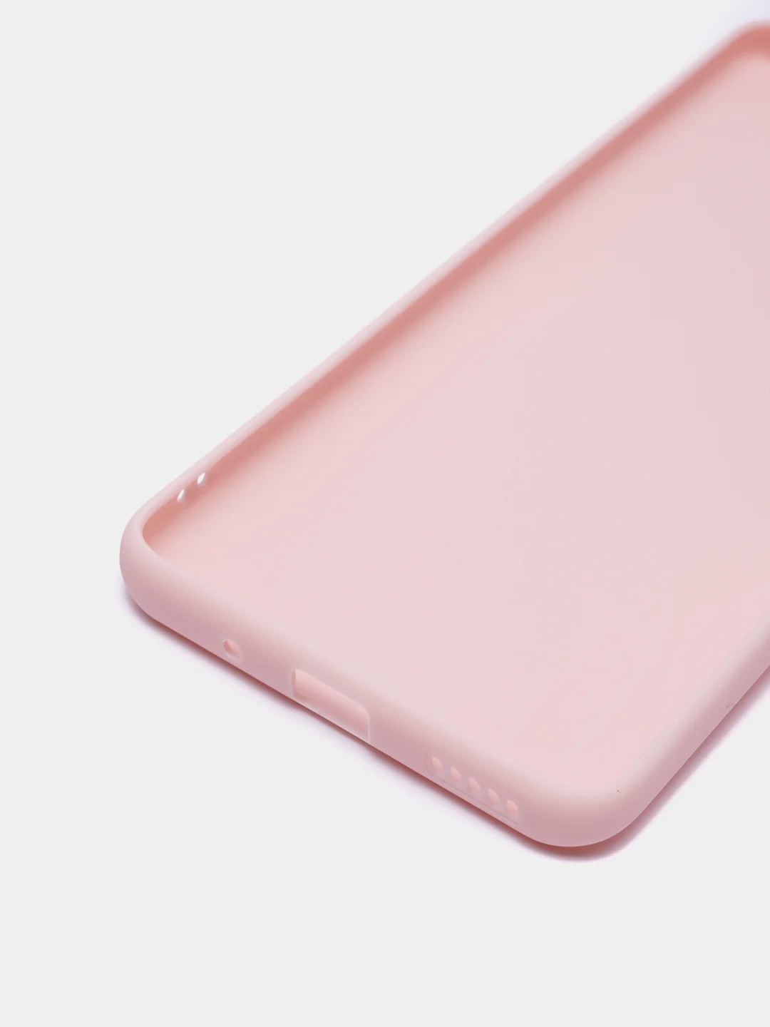 Розовый чехол для Huawei Nova 9 SE силиконовый BROSCORP матовый / прозрачный, бортик- защита камер