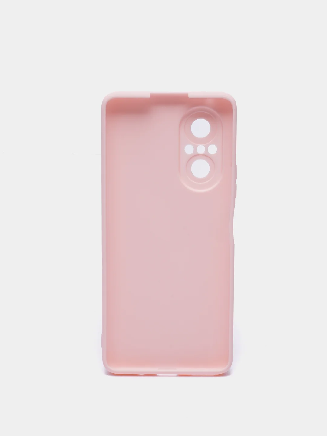Розовый чехол для Huawei Nova 9 SE силиконовый BROSCORP матовый / прозрачный, бортик- защита камер