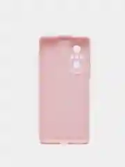 Розовый чехол для Huawei Nova 9 SE силиконовый BROSCORP матовый / прозрачный, бортик- защита камер