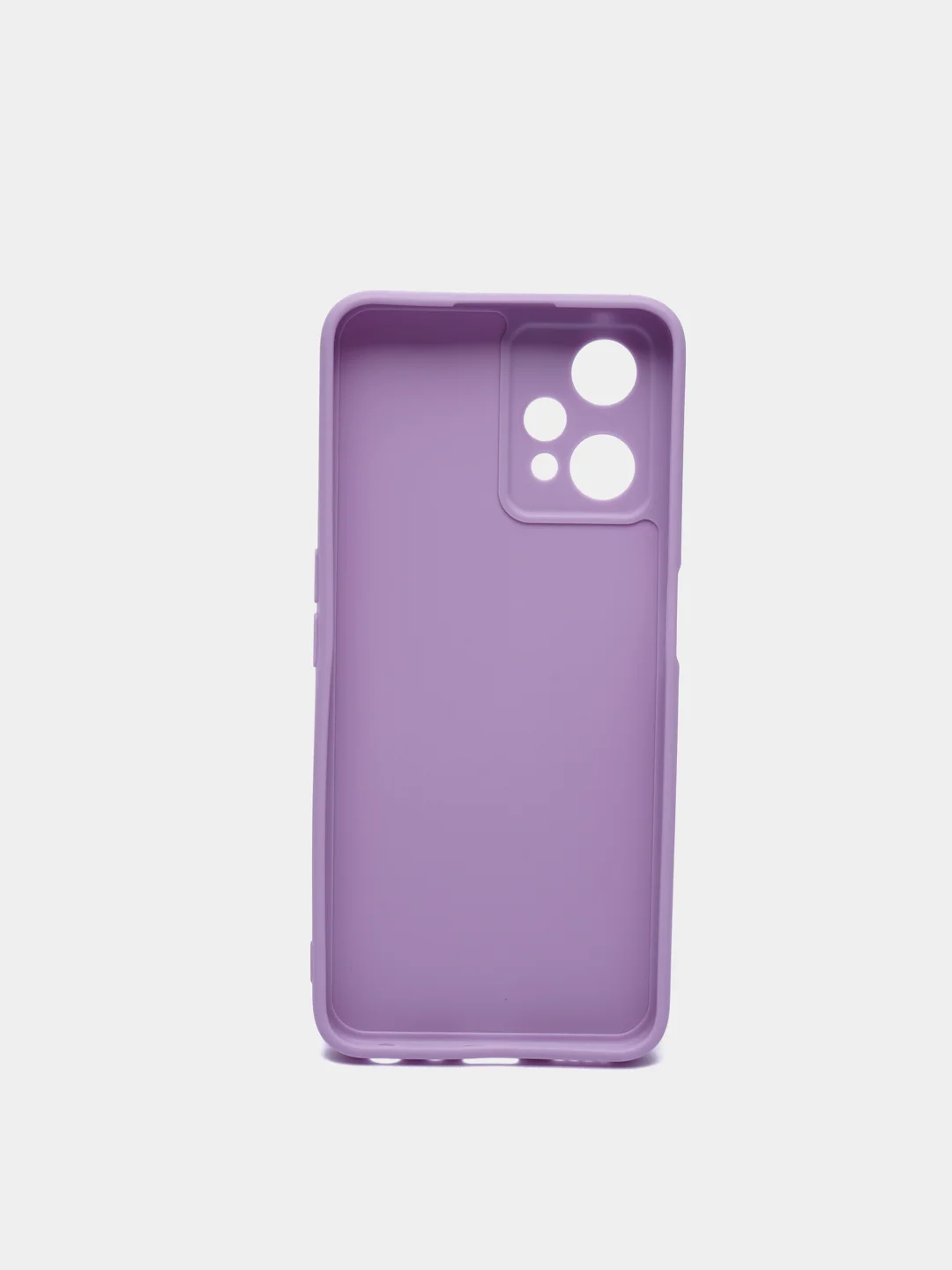 Сиреневый силиконовый чехол BROSCORP для Realme 9 5G, 9 Pro 5G, Q5 тонкий матовый с защитой камер