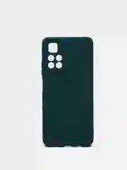 Тёмно-зелёный чехол BROSCORP для Xiaomi Poco M4 Pro 5G,тонкий, матовое покрытие, защита вокруг камер