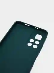 Тёмно-зелёный чехол BROSCORP для Xiaomi Poco M4 Pro 5G,тонкий, матовое покрытие, защита вокруг камер
