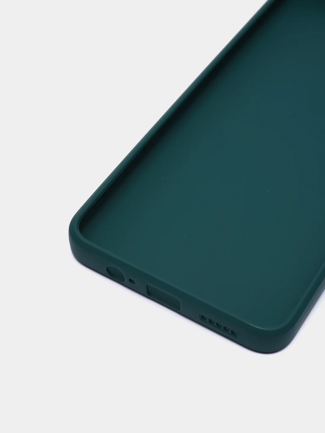 Тёмно-зелёный чехол BROSCORP для Xiaomi Poco M4 Pro 5G,тонкий, матовое покрытие, защита вокруг камер
