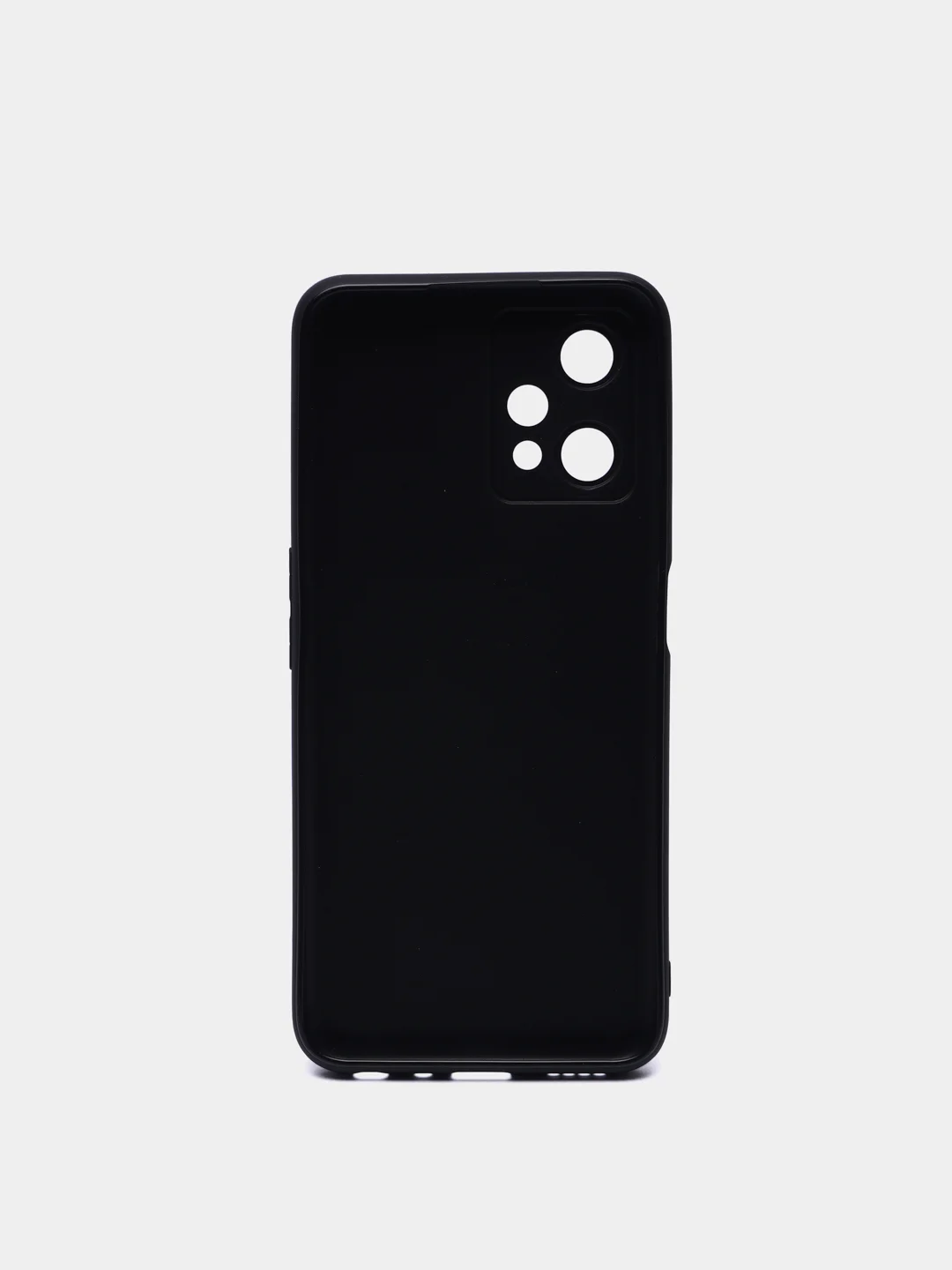 Черный силиконовый чехол BROSCORP для Realme 9 5G, 9 Pro 5G, Q5 тонкий матовый с защитой камер