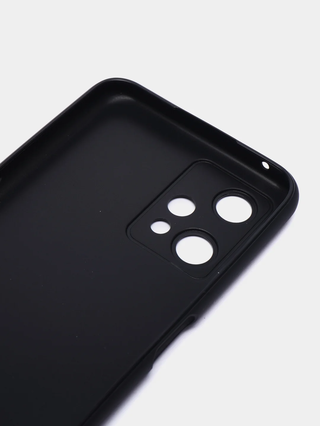 Черный силиконовый чехол BROSCORP для Realme 9 5G, 9 Pro 5G, Q5 тонкий матовый с защитой камер