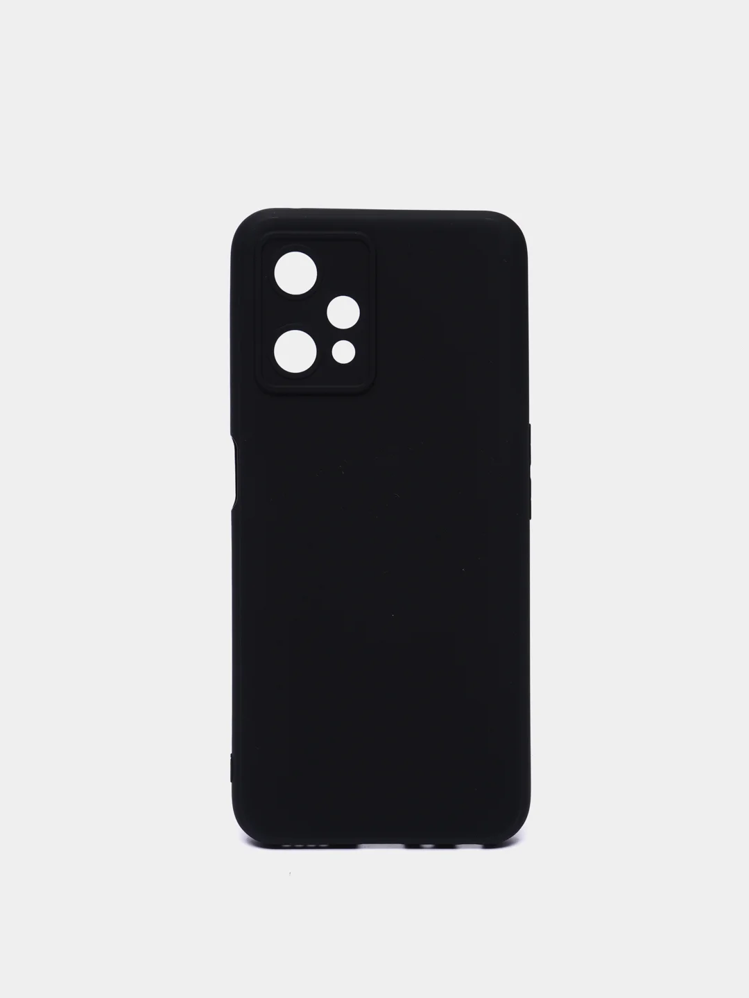 Черный силиконовый чехол BROSCORP для Realme 9 5G, 9 Pro 5G, Q5 тонкий матовый с защитой камер