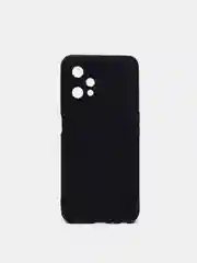 Черный силиконовый чехол BROSCORP для Realme 9 5G, 9 Pro 5G, Q5 тонкий матовый с защитой камер