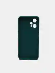 Тёмно-зелёный силиконовый чехол BROSCORP для Realme 9 5G, 9 Pro 5G, Q5 тонкий матовый с защитой камер