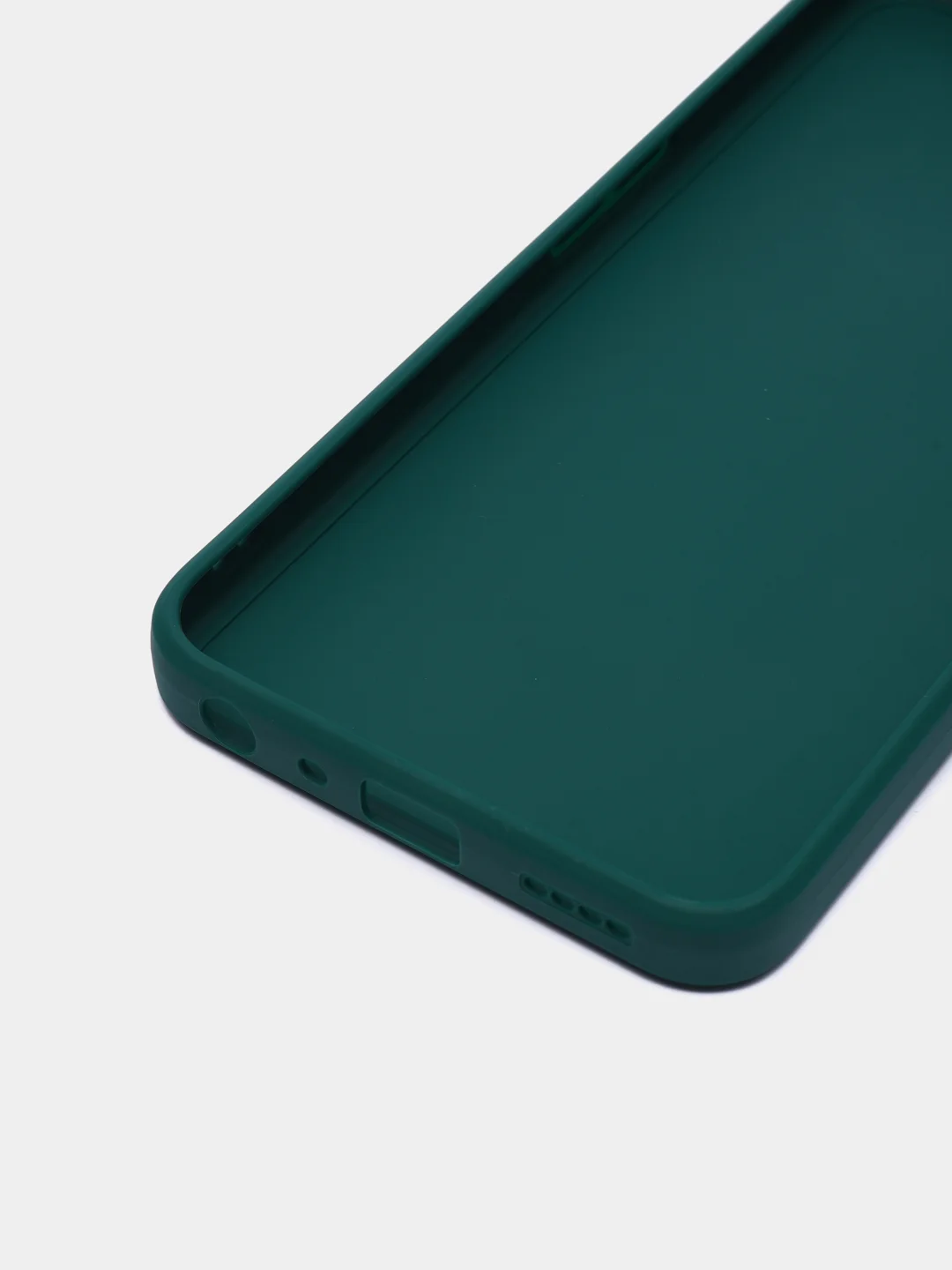 Тёмно-зелёный силиконовый чехол BROSCORP для Realme 9 5G, 9 Pro 5G, Q5 тонкий матовый с защитой камер
