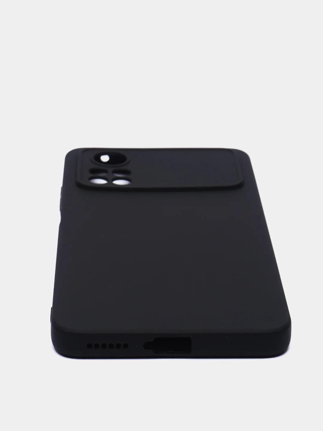 Черный чехол для Xiaomi Poco X4 Pro 5G, с матовым покрытием и защитой вокруг модуля камер