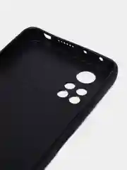 Черный чехол для Xiaomi Poco X4 Pro 5G, с матовым покрытием и защитой вокруг модуля камер