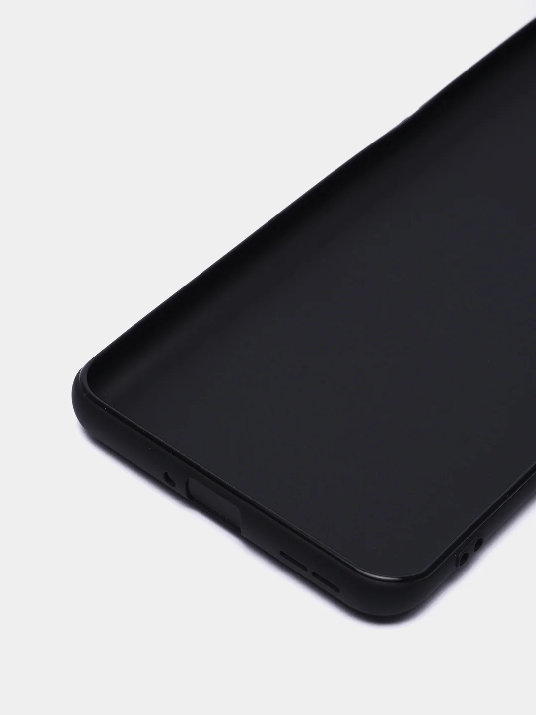 Черный чехол для OnePlus 10 Pro силиконовый BROSCORP матовый/ прозрачный с бортиком защитой камер