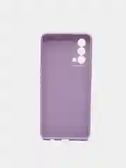 Сиреневый силиконовый чехол BROSCORP для Realme GT Master Edition матовый тонкий бортик вокруг камер