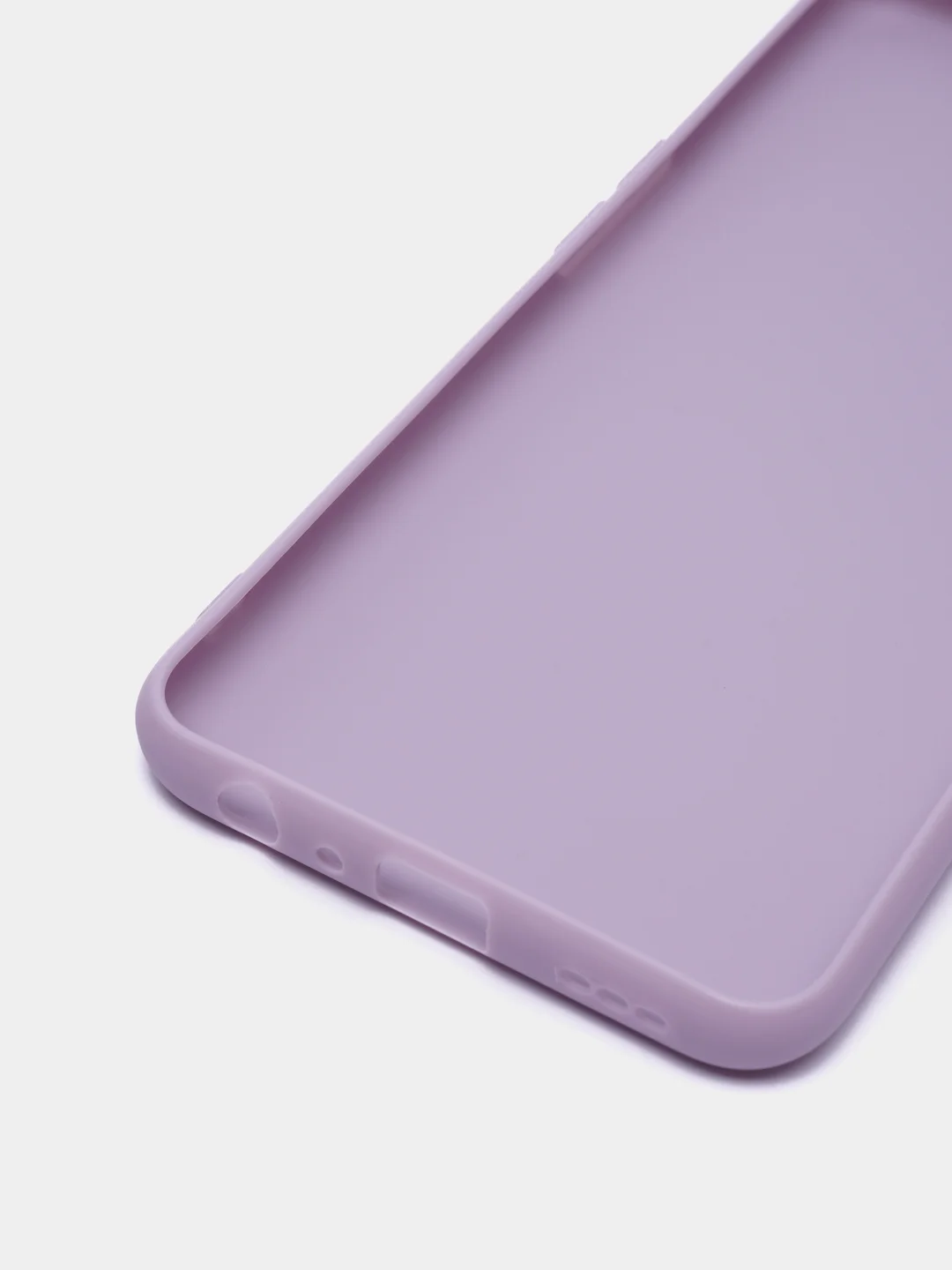 Сиреневый силиконовый чехол BROSCORP для Realme GT Master Edition матовый тонкий бортик вокруг камер