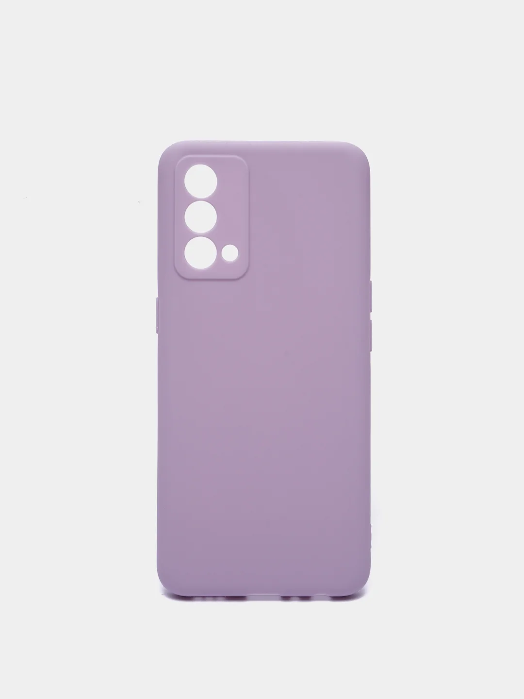 Сиреневый силиконовый чехол BROSCORP для Realme GT Master Edition матовый тонкий бортик вокруг камер