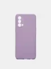 Сиреневый силиконовый чехол BROSCORP для Realme GT Master Edition матовый тонкий бортик вокруг камер