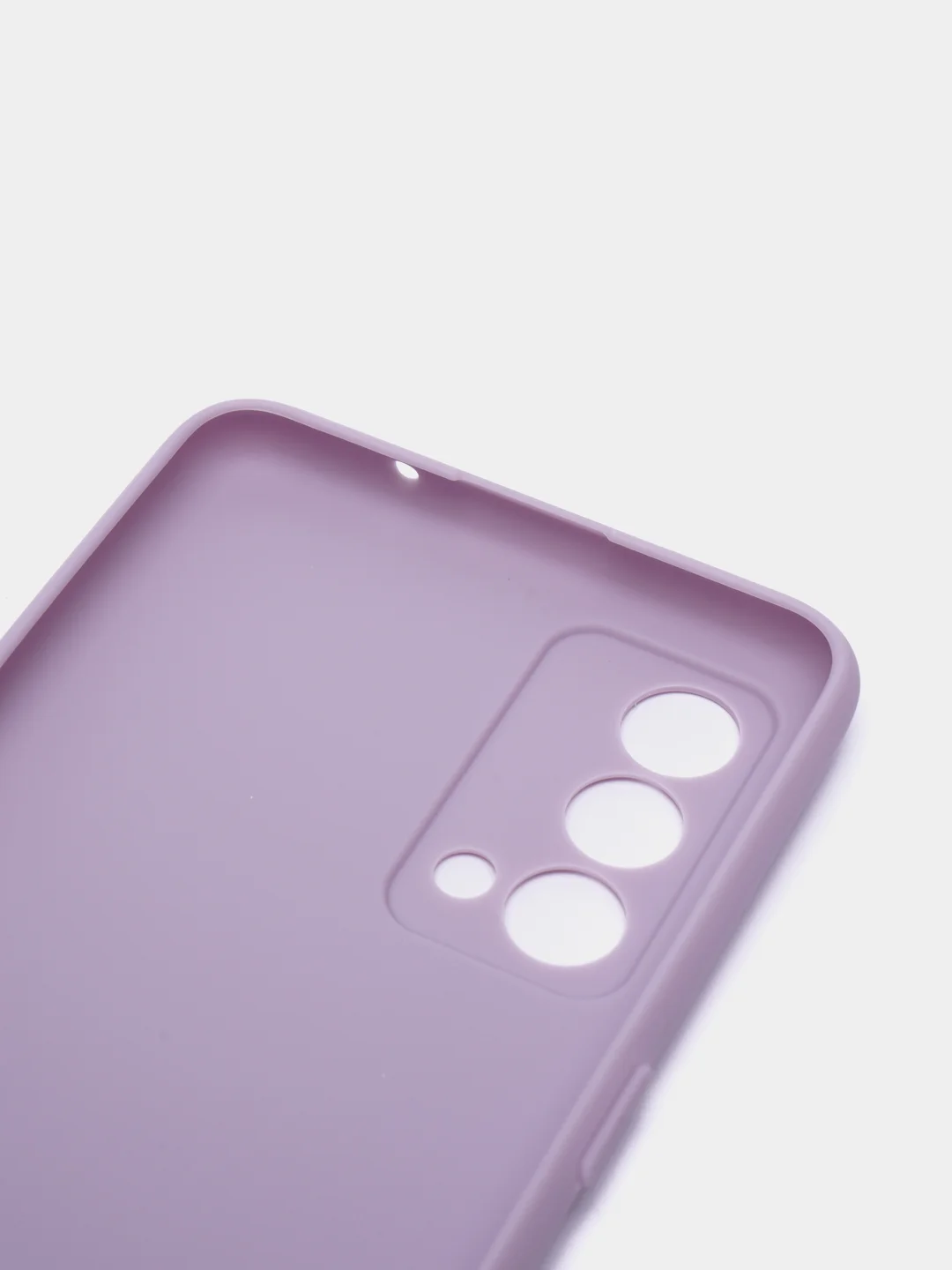 Сиреневый силиконовый чехол BROSCORP для Realme GT Master Edition матовый тонкий бортик вокруг камер