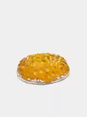 Бирюзовый кабошон круглый, акрил, 10 штук в упаковке