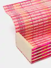 Фуксия футляр-шкатулка из бамбука, для украшений