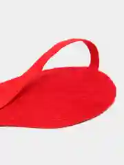 Красный маска - повязка на глаза кожаная, БДСМ