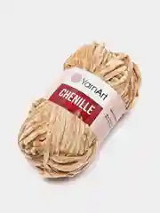 Кремовый пряжа плюшевая YarnArt Chenille