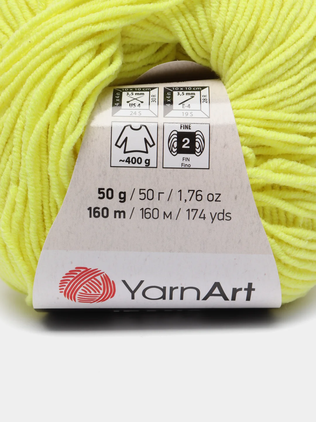 Мятный пряжа YarnArt Jeans