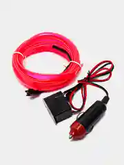 Розовый неоновая лента для авто EL wire 3m