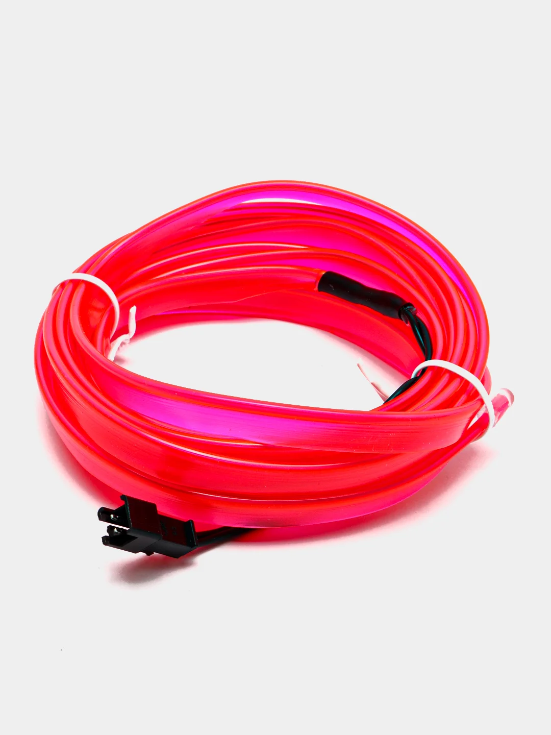 Розовый неоновая лента для авто EL wire 3m