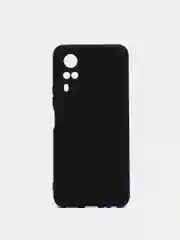 Черный чехол с защитой камеры и бархатом внутри Vivo Y31 / VIVO Y53S