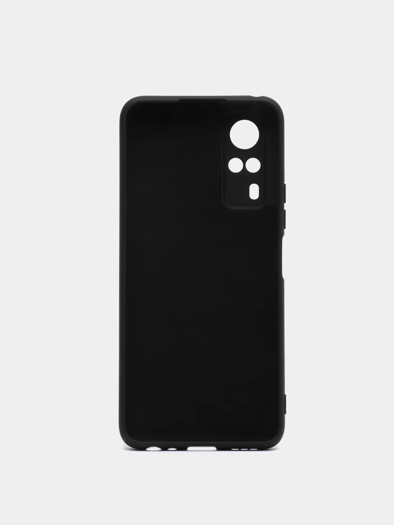 Черный чехол с защитой камеры и бархатом внутри Vivo Y31 / VIVO Y53S