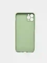 Лесной зеленый чехол силиконовый с кольцом на iPhone 11 Pro Max mobios