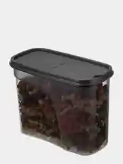 Тёмно-серый набор контейнеров для сыпучих продуктов "Бест" IDEA