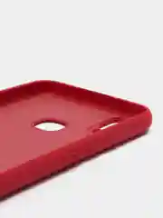 Бордовый чехол с защитой камеры и бархатом внутри VIVO Y11