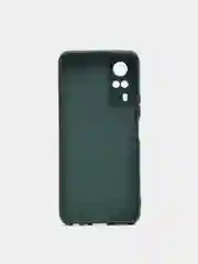 Тёмно-зелёный чехол с защитой камеры и бархатом внутри Vivo Y31 / VIVO Y53S