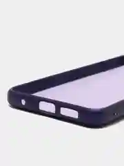 Фиолетовый чехол с защитой камеры и бархатом внутри Redmi Note 11 2022 6,43 / Note 11S 2022