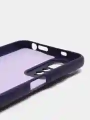 Фиолетовый чехол с защитой камеры и бархатом внутри Redmi Note 11 2022 6,43 / Note 11S 2022