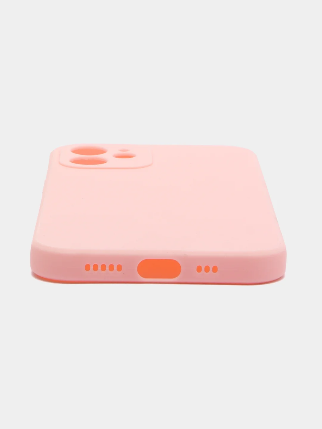 Розовый чехол Silicone Case для iPhone 12, 12 Pro, Max, 12 mini, 13, 13 Pro, Max с защитой камеры