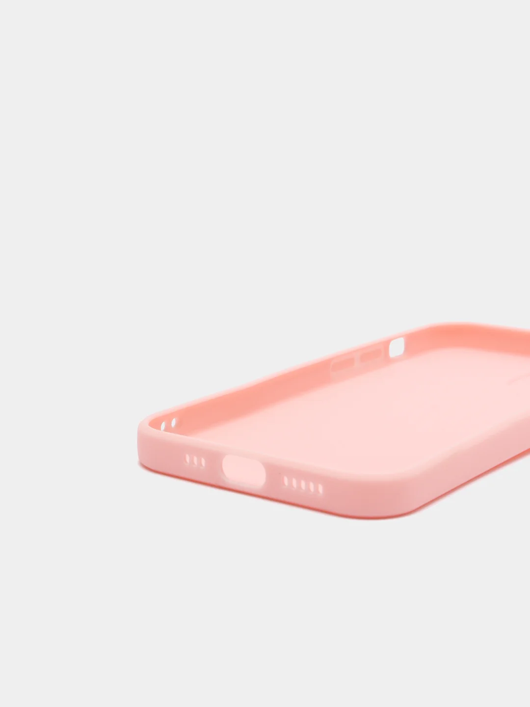 Розовый чехол Silicone Case для iPhone 12, 12 Pro, Max, 12 mini, 13, 13 Pro, Max с защитой камеры