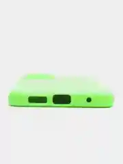 Лайм чехол с защитой камеры и бархатом внутри Redmi Note 11 2022 6,43 / Note 11S 2022