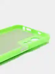 Лайм чехол с защитой камеры и бархатом внутри Redmi Note 11 2022 6,43 / Note 11S 2022