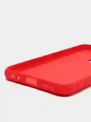 Красный чехол с защитой камеры и бархатом внутри Vivo Y12