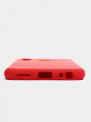 Красный чехол с защитой камеры и бархатом внутри Vivo Y12
