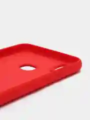 Красный чехол с защитой камеры и бархатом внутри VIVO Y11