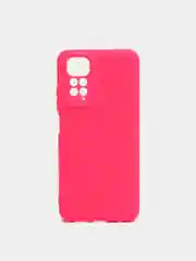 Фуксия чехол с защитой камеры и бархатом внутри Redmi Note 11 2022 6,43 / Note 11S 2022