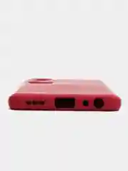 Бордовый чехол с защитой камеры и бархатом внутри Vivo Y31 / VIVO Y53S