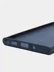 Темно-синий чехол для Samsung Note 20 Ultra, 20 Plus с защитой камеры и бархатом внутри