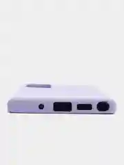 Лавандовый чехол для Samsung Note 20 (2020) с бархатом внутри