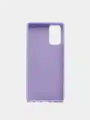 Лавандовый чехол для Samsung Note 20 (2020) с бархатом внутри