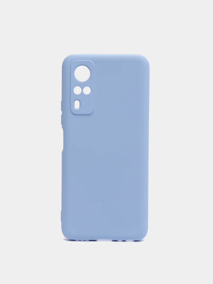 Лавандовый чехол с защитой камеры и бархатом внутри Vivo Y31 / VIVO Y53S