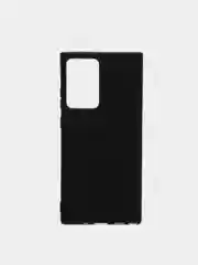 Черный чехол для Samsung Note 20 Ultra, 20 Plus с защитой камеры и бархатом внутри